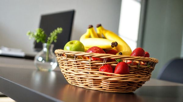 Découvrez les avantages d'un abonnement hebdomadaire de fruits au bureau
