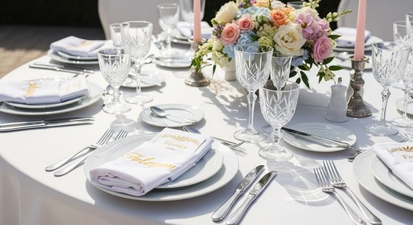 Les serviettes de table personnalisées : l'atout tendance pour sublimer vos événements